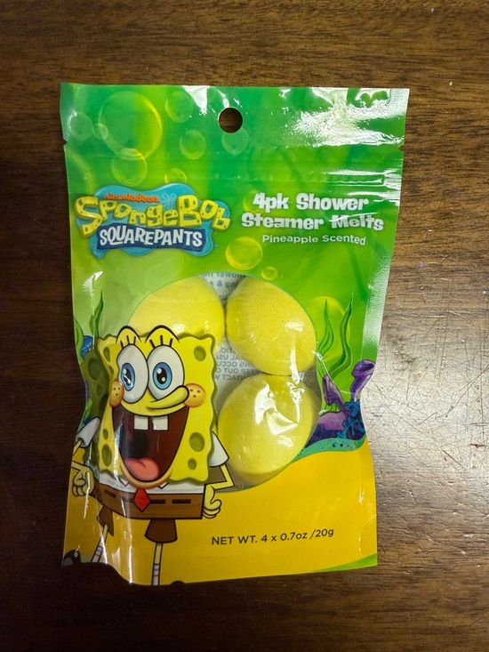 SpongeBob Squarepants Other - SpongeBob SquarePants Pineapple Scented Shower Steamers - Yellow Packaging